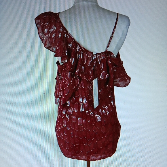 🔹️Veronica Beard ~ Benton Cold Shoulder Top - Picture 9 of 14